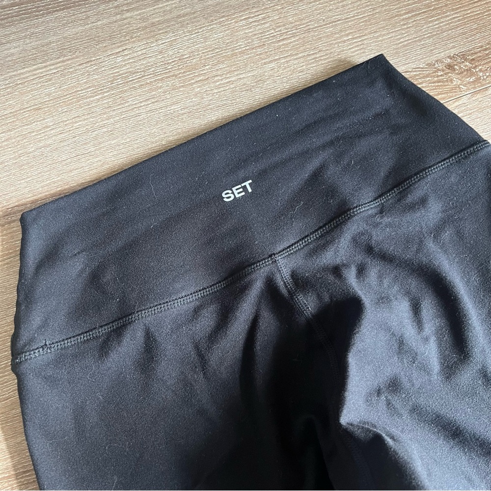 SET Active x PARKE Formcloud Black Leggings